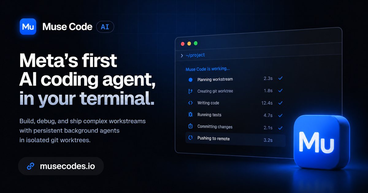 Muse Code Docs — Install & Quickstart | Meta’s AI Coding Agent